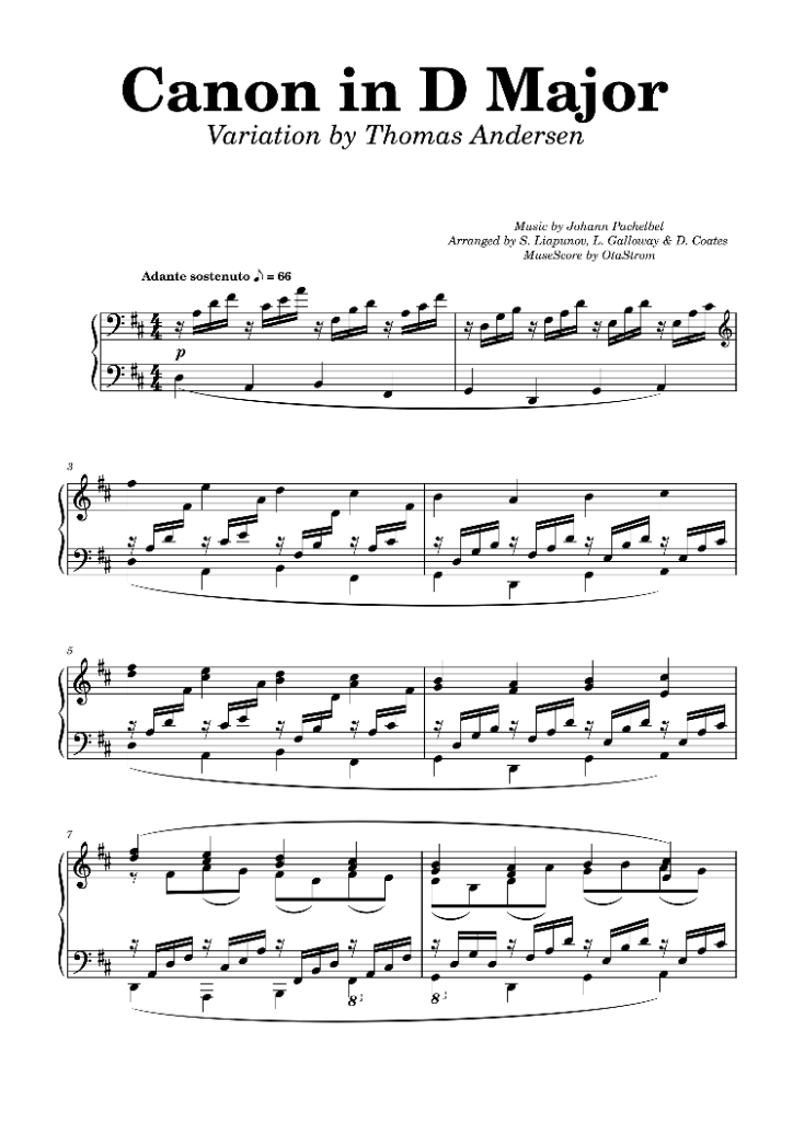 Canon in D Major - Johann Pachelbel